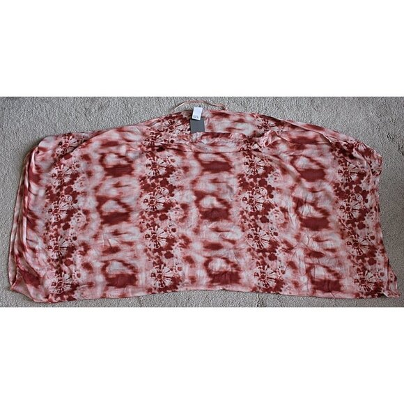 New w/Tags - Nordstrom Rack Cocoon-Style Swim Coverup, Tie Dye, One Size - Picture 8 of 11